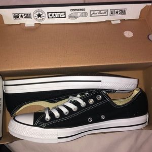 Black and white converses